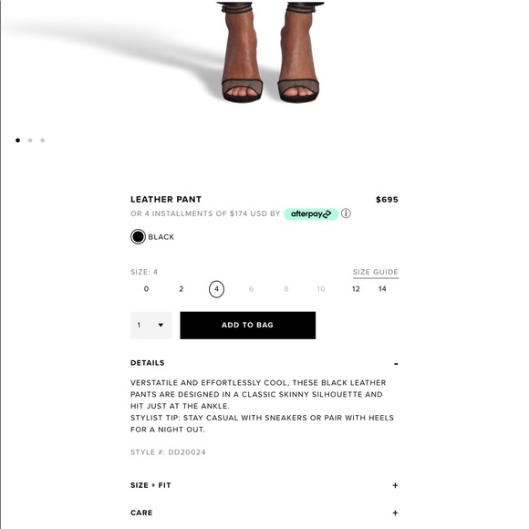 Nicole Miller Leather Pant - Picture 10 of 11